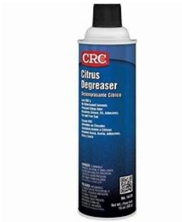 DEGREASER, NATURAL CITRUS, AEROSOL, CLEAR/WHITE, 15 OZ