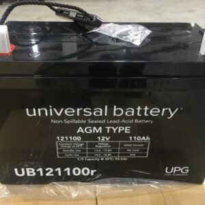 BATTERY, LEAD ACID, SEALED, AGM, 12V, 12.97 X 6.89 X 8.4 INCHES