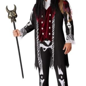 COSTUME SET, HALLOWEEN, ADULT VOODOO MAGIC, POLYESTER