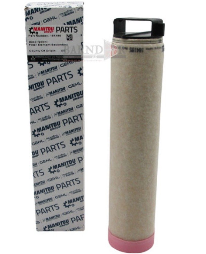 FILTER ELEMENT, INTAKE AIR CLEANER, (AIR FILTER), PLASTIC, 395 X 186MM