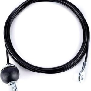 CABLE, COUNTERWEIGHT, HAMMER STRENGTH, STEEL, BLACK