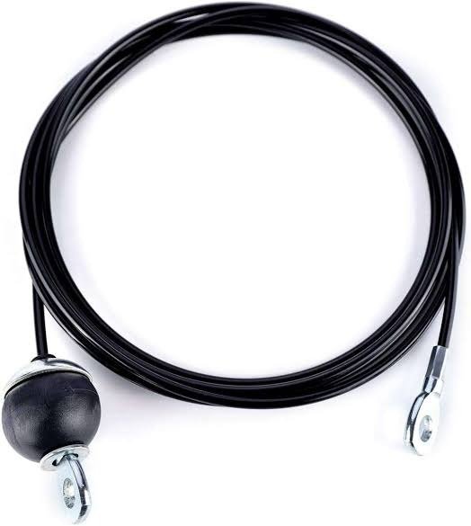 CABLE, COUNTERWEIGHT, HAMMER STRENGTH, STEEL, BLACK