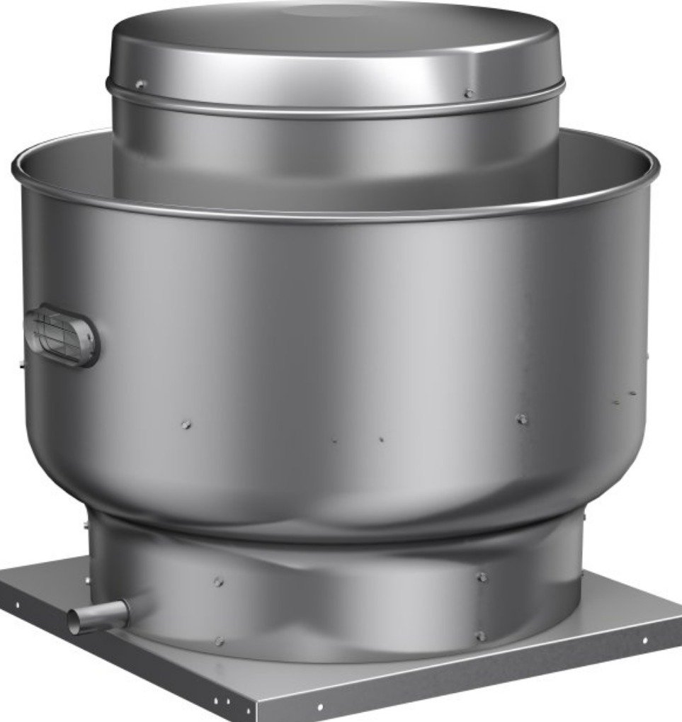 FAN, CENTRIFUGAL, UPBLAST, EXHAUST, 1-HP, 240 V, 50 HZ, 1425 RPM, MANUFACTURER: GREENHECK FAN CORPORATION,