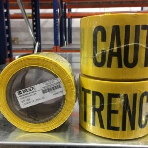TAPE, FLAGGING, CAUTION DO NOT ENTER, POLYETHYLENE, BLACK ON YELLOW, 3 INCHES X 200 FEET, PART# 91224, C91224,