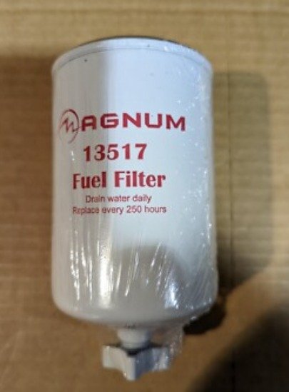 FILTER, FLUID, FUEL, PRIMARY, STEEL, 3.5 X 7 INCHES