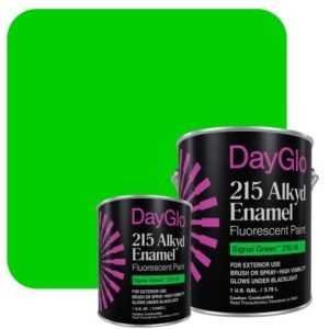 PAINT, LATEX, FLUORESCENT, ACRYLIC, GLOW, GREEN