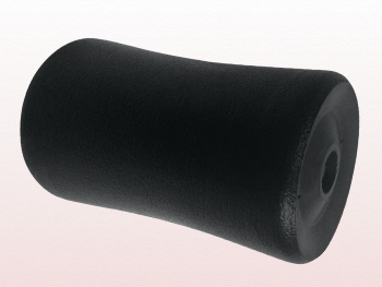 ROLLER, ROTATING, UPHOLSTERY, BLACK, 150 X 200 MM