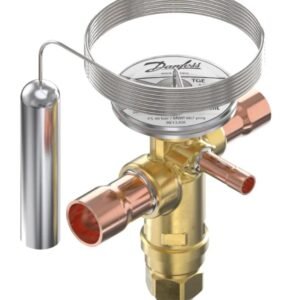 VALVE, EXPANSION, THERMOSTATIC, BRASS, R22/R407C, 20 KW, 1/2 X 5/8 INCHES, MANUFACTURER: DANFOSS, MODEL: 067N2302,