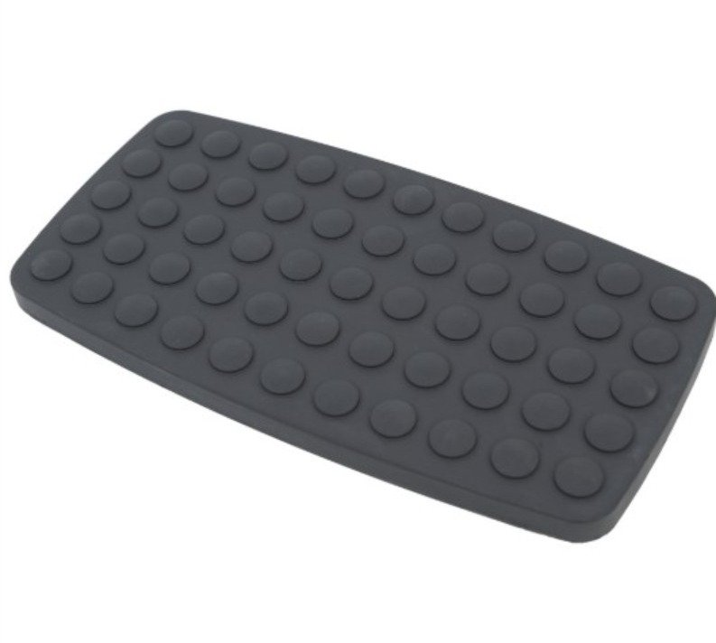 FOOT PAD, CM/MJ, OVERMOLD, RUBBER, GRAY