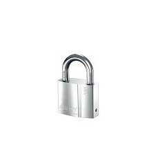 PADLOCK, KEYED DIFFERENT, SENTRY, CHROME PLATED BRASS, SILVER, 5/16 X 1 X 1 INCH, MANUFACTURER: ASSA ABLOY, MODEL: AG4YEF,