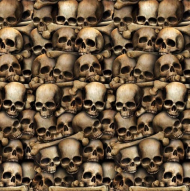 DECORATION, WALL DECOR, CATACOMBS, PLASTIC, 4 X 30 FEET