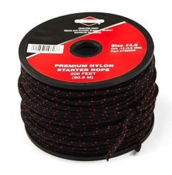 STARTER ROPE, ENGINE, MANUFACTURER:BRIGGS & STRATTON, PART #:390621, 790967,