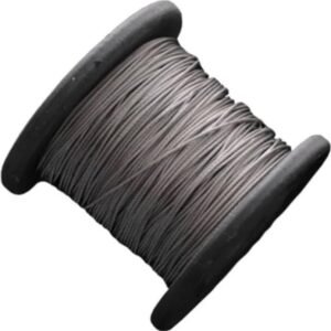 WIRE ROPE ASSEMBLY (CABLE), BUTTON END, 1/4 INCH X 200 FEET