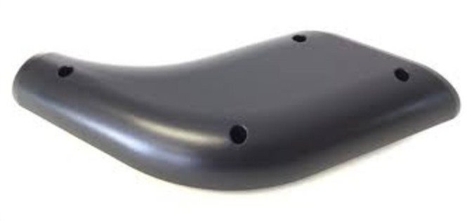 WELDMENT, HANDLE BAR, REAR LEFT, POWERMILL, BLACK