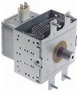 ELECTRON TUBE (MAGNETRON), OVEN, 1 PH, 3.15V, 2465 MHZ, MANUFACTURER: TOSHIBA, PART#: 2M303H(ME),