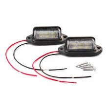 LIGHT, VEHICULAR, LICENSE PLATE, LED, 12V, 10-15/16 X 4-5/8 X 2-3/16 INCHES