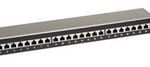 PANEL, PATCHING, COMMUNICATION, STP, CAT6, 1.5 A, 24 PORT, MANUFACTURER: BLACK BOX CORPORATION,