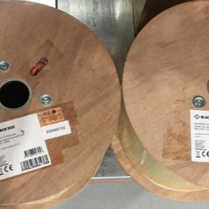 CABLE, CAT6, SHIELDED, PVC, RED, 24 AWG, 400 MHZ, 1000 FEET