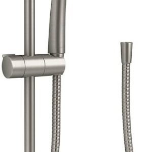 SHOWER HEAD AND HOSE ASSEMBLY, (SHOWER KIT), WALL MOUNT, 3 FUNCTION, CHROME, 27 INCHES, MANUFACTURER: KOHLER,