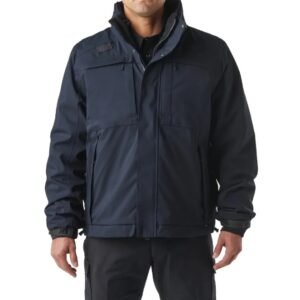 JACKET, COLD WEATHER, 5-IN-1, POLYESTER/NYLON, DARK NAVY, SMALL