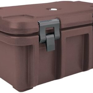 FOOD CONTAINER, INSULATED, TOP LOADING, POLYURETHANE, DARK BROWN, 25-1/8 X 17-1/8 X 12 INCHES
