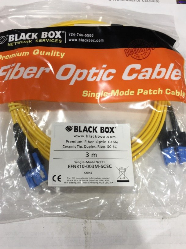 CABLE ASSEMBLY, FIBER OPTIC, PATCH