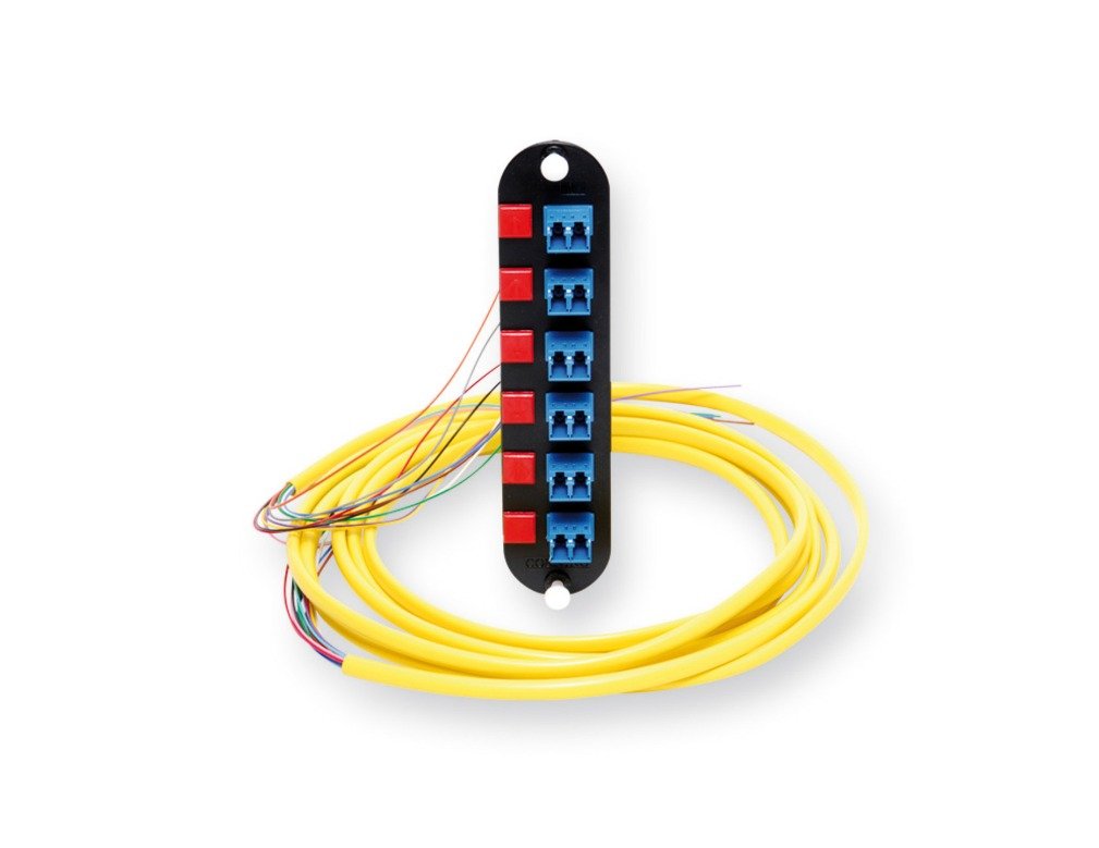 CONNECTOR, RECEPTACLE, FIBER OPTIC, (CCH PANEL)