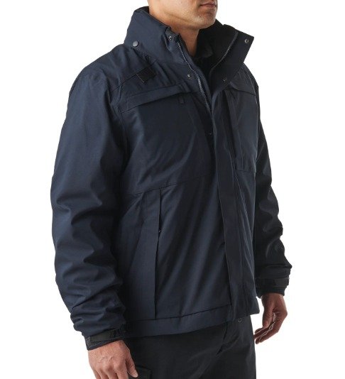 JACKET, COLD WEATHER, 5-IN-1, POLYESTER/NYLON, DARK NAVY, MEDIUM