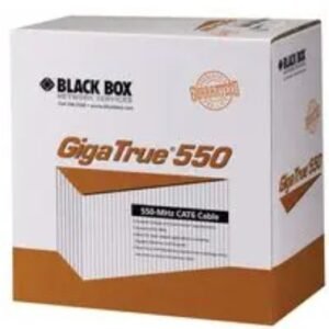 CABLE, CAT6, UNSHIELDED, PVC, BLUE, 23 AWG, 550 MHZ, PULL BOX, 1000 FEET