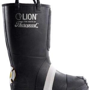 BOOTS, FIREMEN'S, RUBBER INSULATED FELT, LUG SOLE, NFPA 1971, WIDE, 11 Manufacturer :THOROGOOD SHOES WEINBRENNER, Part No: WIDE,