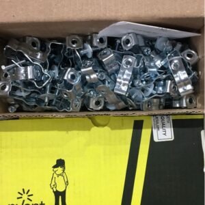 CLAMP, CONDUIT, w/ BOLT, STEEL, 1/2 INCH