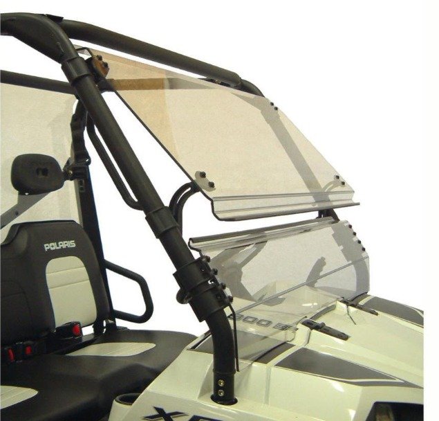 WINDSHIELD, POLYCARBONATE, CLEAR, 40 X 35 INCHES, MANUFACTURER:POLARIS