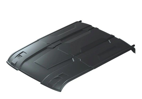 HATCH, ROOF ASSEMBLY, VEHICLE, POLYETHYLENE, BLACK, 64 X 42 INCHES