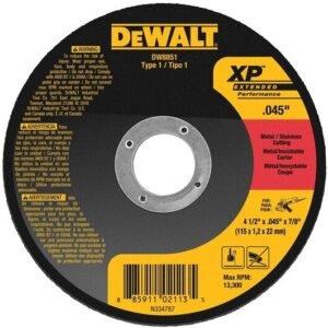 DISK, ABRASIVE, 4-1/2 X 0.045 X 7/8 INCHES