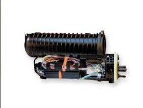 SPLICE ENCLOSURE, FIBER OPTIC, 8 PORTS, 71.1 X 20.8 CENTIMETERS, MANUFACTURER: CORNING,