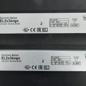 BALLAST, LAMP, ELECTRONIC, 2 X 36W