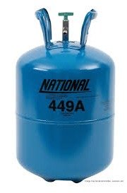 REFRIGERANT GAS MIXTURE, CYLINDER, R449A, 25 POUNDS, MANUFACTURER: NATIONAL REFRIGERANT INC,