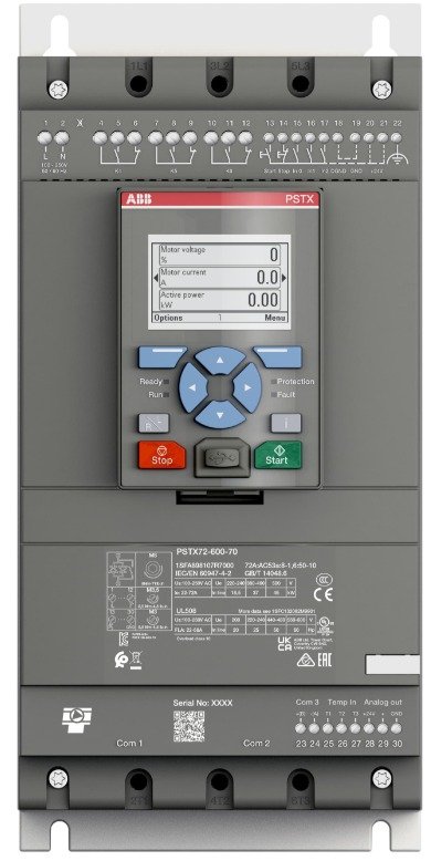 SOFT STARTER, 50/60HZ, 124A, 208-600 VAC