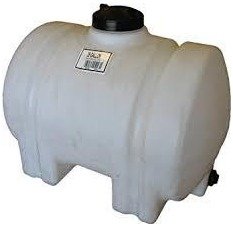 TANK, LIQUID STORAGE, HORIZONTAL, POLYETHYLENE, 230 GAL
