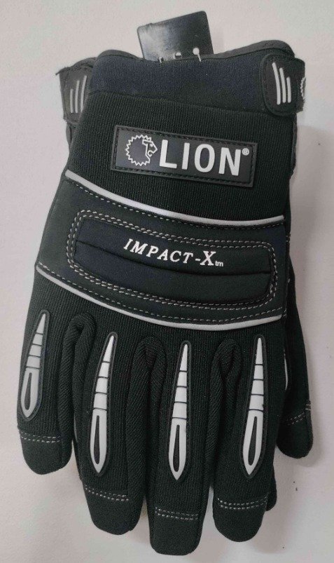 GLOVES, ROPE RESCUE, BLACK, X-LARGE; MANUFACTURER: LION ; MANUFACTURER: ,