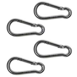 SNAP HOOK, CHAIN, STAINLESS STEEL,
