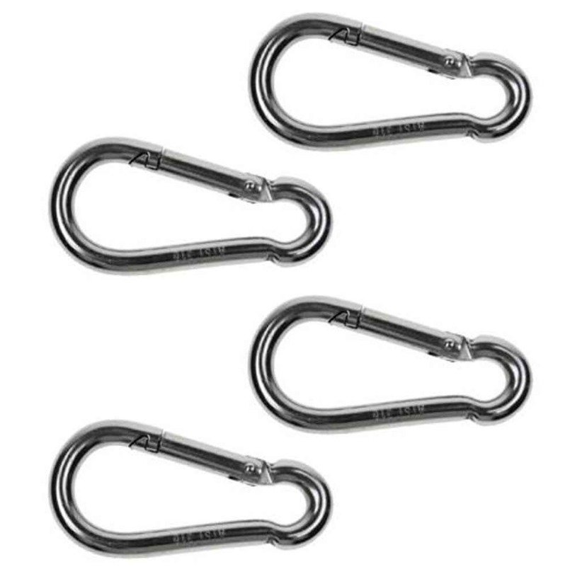 SNAP HOOK, CHAIN, STAINLESS STEEL,