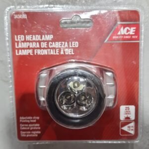 HEADLAMP, WATERPROOF, 3 LED, ACE,