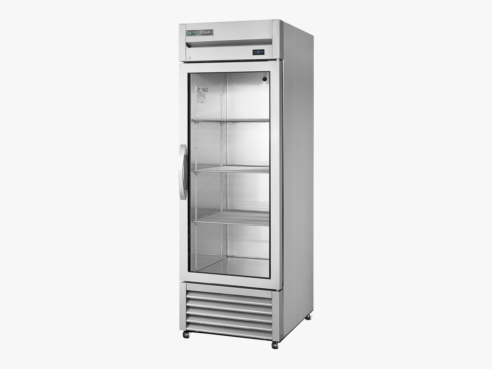 REFRIGERATOR, COMMERCIAL, SINGLE GLASS DOOR