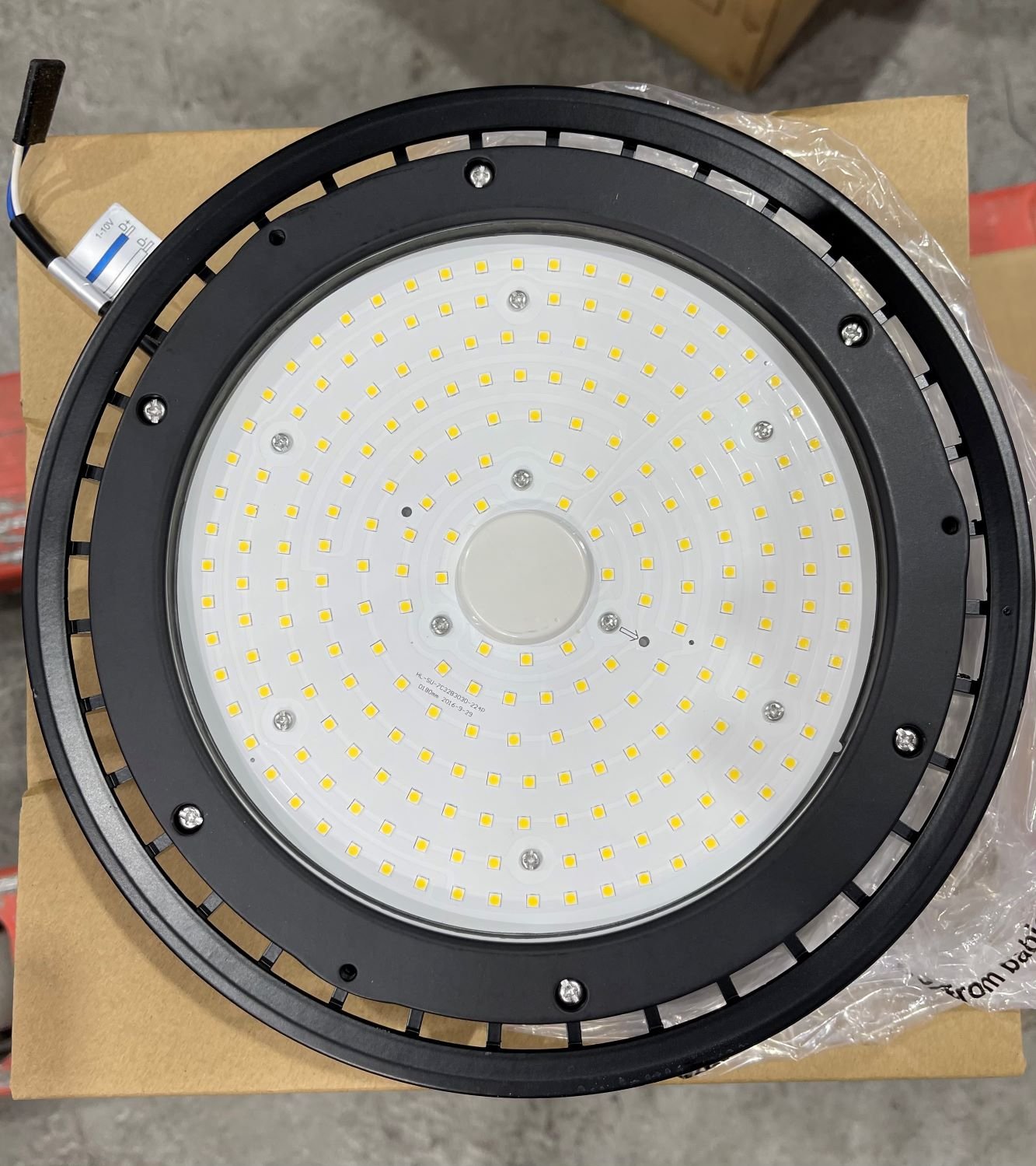 FIXTURE, LIGHTING, HIGH BAY, LED, 150 WATTS, 10.95 INCHES