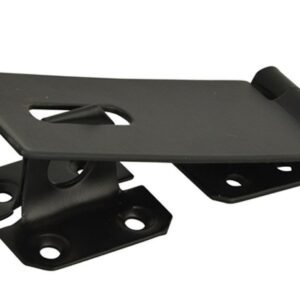HASP & STAPLES, IRON, BLACK