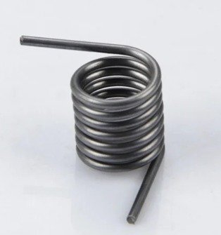 SPRING, HELICAL, TORSION, LEFT, STAINLESS STEEL, 21 X 56 MM