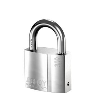 PADLOCK, BRASS, CHROME, 8 X 25 X 25MM ; MANUFACTURER: ASSA ABLOY,