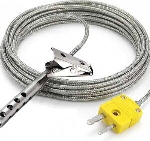 THERMOCOUPLE, HEATING ELEMENT, K-TYPE, STEEL, 2.5 X 3.5 X 12