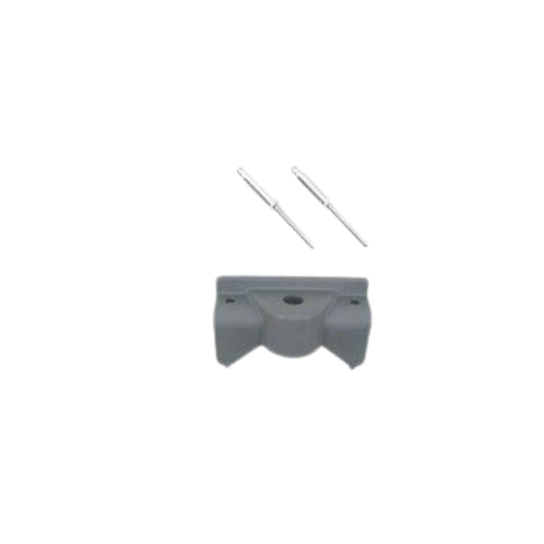 CLIP, DOOR CLOSER, W/ RIVETS, GRAY